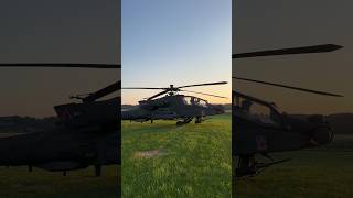 US Army AH64E Apcahe helicopter in the sunset… [upl. by Sou426]