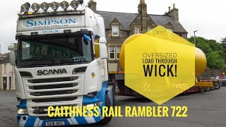 Oversized Loads through Wick 150724 [upl. by Berkeley]