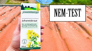 Schoenenberger  Johanniskraut Naturheilpflanzensaft  NEMTEST [upl. by Bibbie999]