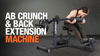 Mirafit Ab Crunch and Back Extension Machine [upl. by Ahsircal]