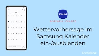 Wettervorhersage im Samsung Kalender einblenden oder ausblenden  Samsung Android 14  One UI 6 [upl. by Rebor665]