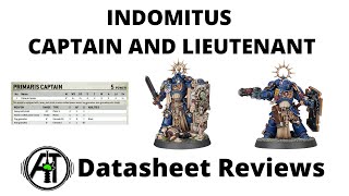 Primaris Captain  Primaris Lieutenant from Indomitus Box  Datasheet Reviews and Tactics Discussion [upl. by Etan]