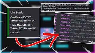 BEST Discord Server Boosting Bot FREE SETUP GUIDE [upl. by Yeznil]