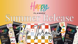 Happy Planner 2024 Summer Release Planner amp Sticker Book Flip Through [upl. by Jarin]