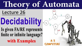 Decidability Problem with Examples  Is FARE Represent Finite or Infinite Language in UrduHindi [upl. by Sulienroc340]