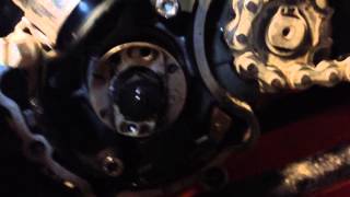 2008 KTM 50 SX Water pump [upl. by Peace]