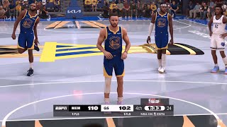 NBA 2K25 Emirates NBA Cup 🏆 Mode  WARRIORS vs GRIZZLIES FULL GAMEPLAY [upl. by Thain331]