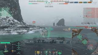 Le Fantasque  in T10 battle  134k damage  World of Warships  destroyer [upl. by Ahsen]