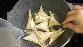 Cara Masak Ketupat PalasMerebus ketupat palascara mudah masak ketupat [upl. by Eladnyl297]