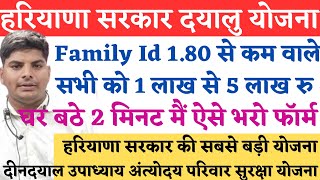 Haryana Dayalu Yojana Online Apply  Dayalu Yojana ka form kaise bhare  dayalu yojana haryana apply [upl. by Nikolai]