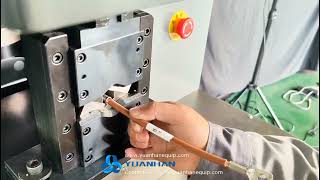 10150mm² Servo Motor Cable Lugs Crimping Machine YHSF35T  Yuanhan [upl. by Burta]