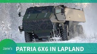 Patria 6x6 testing in Lapland [upl. by Alvin123]