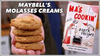 Southern DOWN HOME OZARK COOKING  These Maybells Sorghum Molasses Cream Cookies are SO GOOD [upl. by Ttereve212]