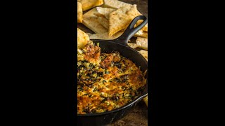 Spinach Artichoke Dip on Traeger [upl. by Grindlay]