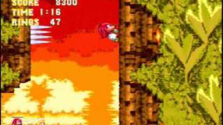 Lets Play Sonic 3 amp Knuckles Angel Island Zone Knuckles RunPart 2 [upl. by Dugald]