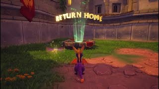 Spyro Reignited Trilogy Town Square Walkthrough [upl. by Annawaj]