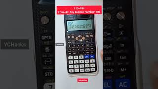 How to do Decimal to binary amp Binary to decimal in scientific calculator MCQ calculator education [upl. by Siduhey]