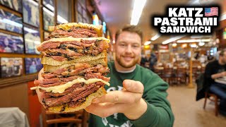 New York PASTRAMI SANDWICH bei Katz Delicatessen [upl. by Anial]