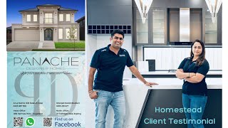 Homestead Client Testimonial  Panache Designer Homes [upl. by Aiduan]