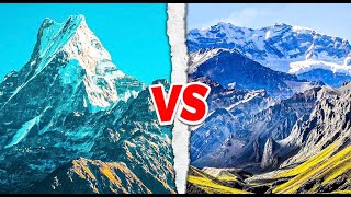 Andes vs Himalayas The Ultimate Mountain Showdown [upl. by Pompei]