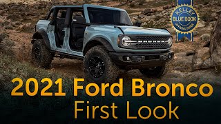 2021 Ford Bronco  First Look [upl. by Arakahs358]