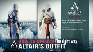 Assassin creed unity How to get Altair outfit The right way 2017 [upl. by Assela]