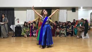 Rezoana Shomas Dance onNagada sanglondon thumakdaprem ratan dhan payosasural genda bangladeshi [upl. by Felisha]