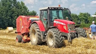 Pressatura Paglia 2016MASSEY FERGUSON 64803650 [upl. by Hopkins]