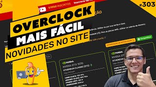 ⛏️🖥️ OVERCLOCK MAIS FÁCIL  EXPORTAÇÃO DE OVERCLOCKS E NOVAS FUNCIONALIDADES NO SITE JULIANOCAJU [upl. by Nednerb]