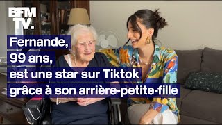 À 99 ans Fernande est une star sur Tiktok grâce à son arrièrepetitefille [upl. by Jordain]