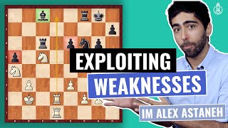 Exploiting Weaknesses  Chess Middlegame  Capablanca  Yates  Intermediate Level  IM Alex Astaneh [upl. by Matthia863]