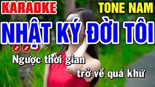 Liên Khúc Karaoke Nhạc Sống Tone Nam ❖ NHẬT KÝ ĐỜI TÔI  Tình Trần Karaoke [upl. by Jarlath]