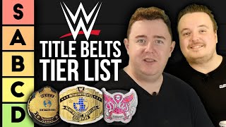 TIER LIST WWE Championship Designs [upl. by Pollyanna]