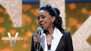 Gladys Knight Performs Midnight Train to Georgia for Whoopi Goldberg’s Birthday  The View [upl. by Ennair671]