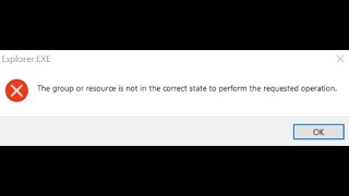 O grupo ou recurso não está no estado correto Tutorial [upl. by Collete]