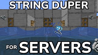 BROKEN IN 1213 STRING DUPER TUTORIAL MINECRAFT 121  WORKING ON SERVERS 18000 ITEMS hr [upl. by Akeenahs]