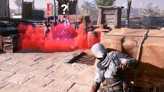 Assassins Creed Mirage Stealth Kills Eliminate The State OfficialDamascus Prison NO HUD [upl. by Alaaj827]