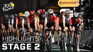 Tour de France 2024 Stage 2  EXTENDED HIGHLIGHTS  6302024  Cycling on NBC Sports [upl. by Vary]