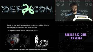 DEF CON 26  Bai and Zheng  Analyzing and Attacking Apple Kernel Drivers [upl. by Suixela496]