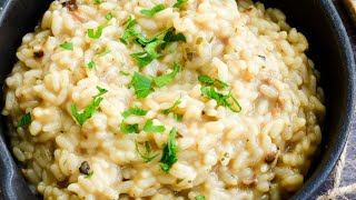 Risotto Z Grzybami  Przyrządź Risotto jak Włoch [upl. by Mindy862]