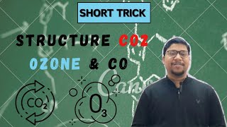 structures of CO2O3 and CO molecules short trick by vinay sir Benzene Institute [upl. by Adnavoj25]