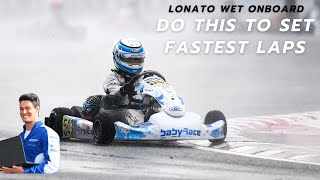 60 Mini Lonato Wet Onboard Video Analysis To Get P1 [upl. by Aicilyt]