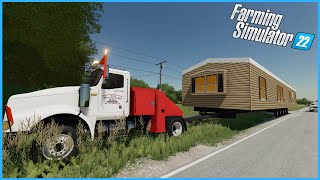 FARMING SIMULATOR 22  WE STARTED BUILDING A TRAILER PARK [upl. by Jammie]