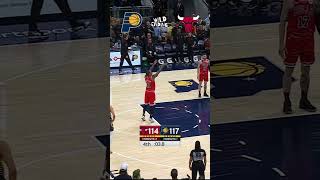 Bulls vs pacers wild ending nba highlights viralvideo viralshort [upl. by Vita]