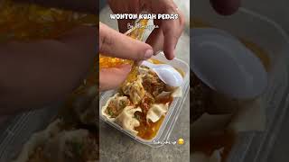 Wonton Kuah Pedas wontons wonton wontonsoup wontonrecipe wontonkuahpedas kuahpedas [upl. by Ennoitna]