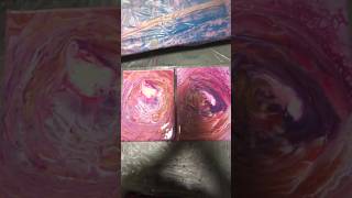 quotSOULMATESquot NANAS FLUID REFLECTION ART sanjahotko8585 paint funel pourcellsspinning fluidart [upl. by Ecnerat]