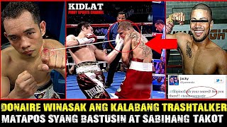 NONITO DONAIRE binastos at sinabihang TAKOT ng kalabang puertoricankamao basag sa mukha ng kalaban [upl. by Rube415]