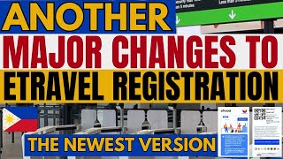 🔴HEADS UP TRAVELERS ANOTHER MAJOR CHANGES TO ETRAVEL REGISTRATION IS IN PLACE  THE NEWEST VERSION [upl. by Sinne]