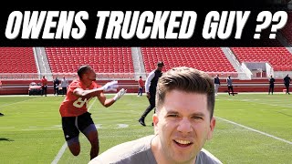 Terrell Owens Son Terique Owens Works Out For 49ers [upl. by Tempa484]