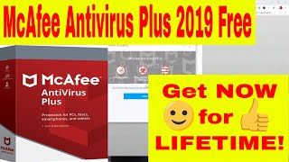 McAfee Antivirus Plus 2019 Full Version Free Activation  McAfee License Key✔️ [upl. by Lyontine830]